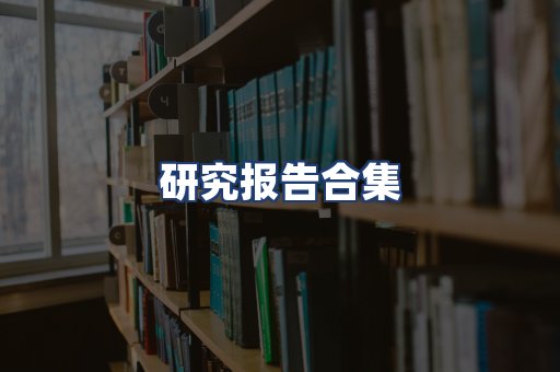 研究报告合集